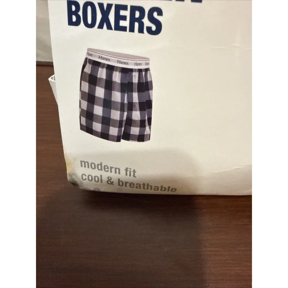 3 Hanes Mens Tagless Boxer With Exposed Waistband Multi-Packs Small-3X